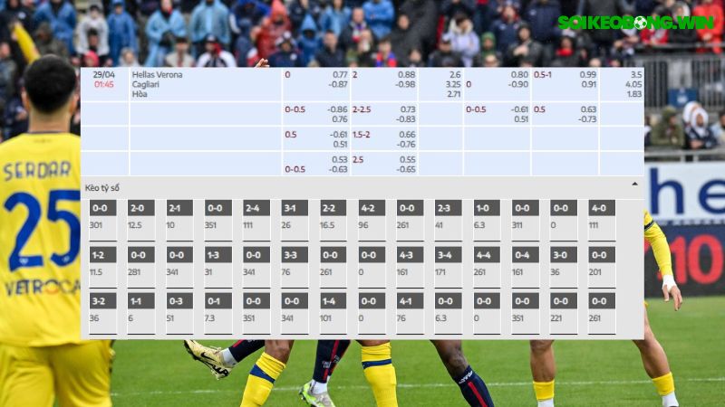 Verona vs Cagliari
